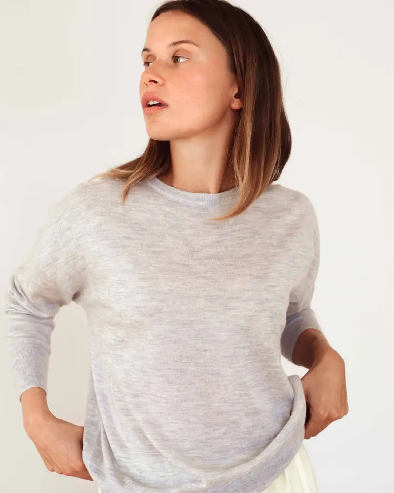 Raff Collective Rosette Knit - Grey