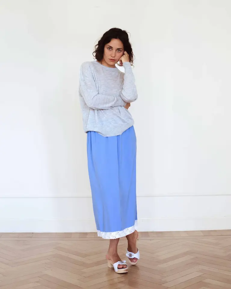 Raff Collective Rosette Knit - Grey