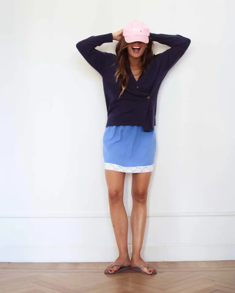 Raff Collective Nicky Short Skirt - Blue