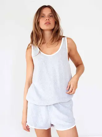 Raff Collective Renee Top - Grey Melange