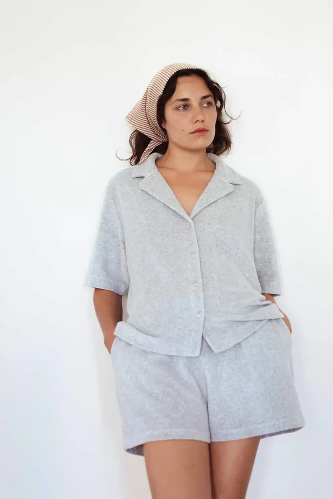 Raff Collective Bobby Shirt - Grey Melange