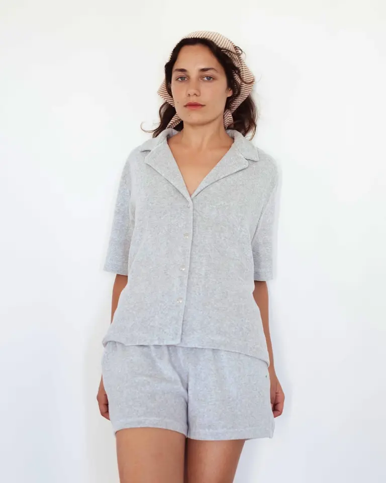 Raff Collective Bobby Shirt - Grey Melange