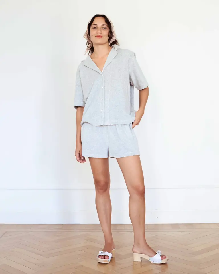 Raff Collective Bobby Shirt - Grey Melange