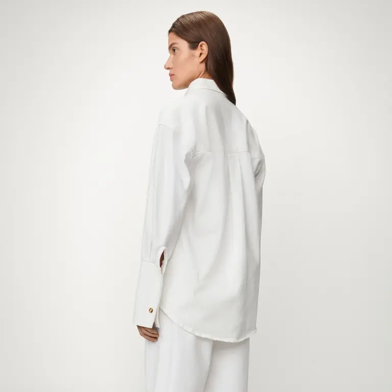 Lois Lily Overshirt - White