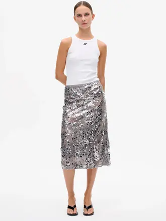 Baum und Pferdgarten Shania Skirt - Grey Sequins