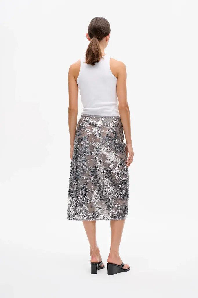 Baum und Pferdgarten Shania Skirt - Grey Sequins