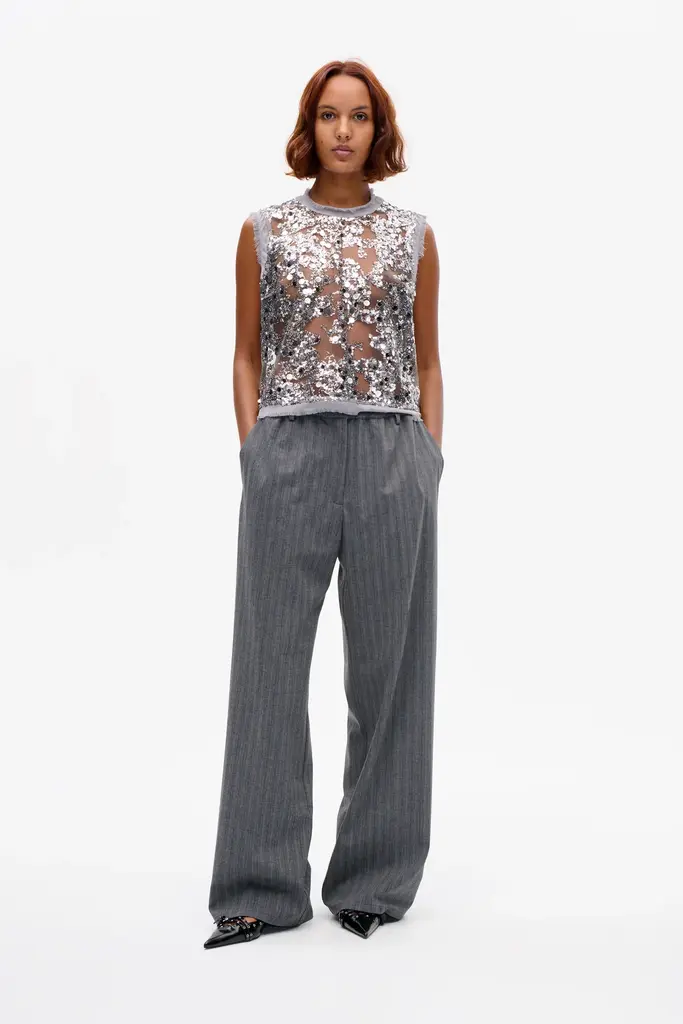 Baum und Pferdgarten Manira Top - Grey Sequins