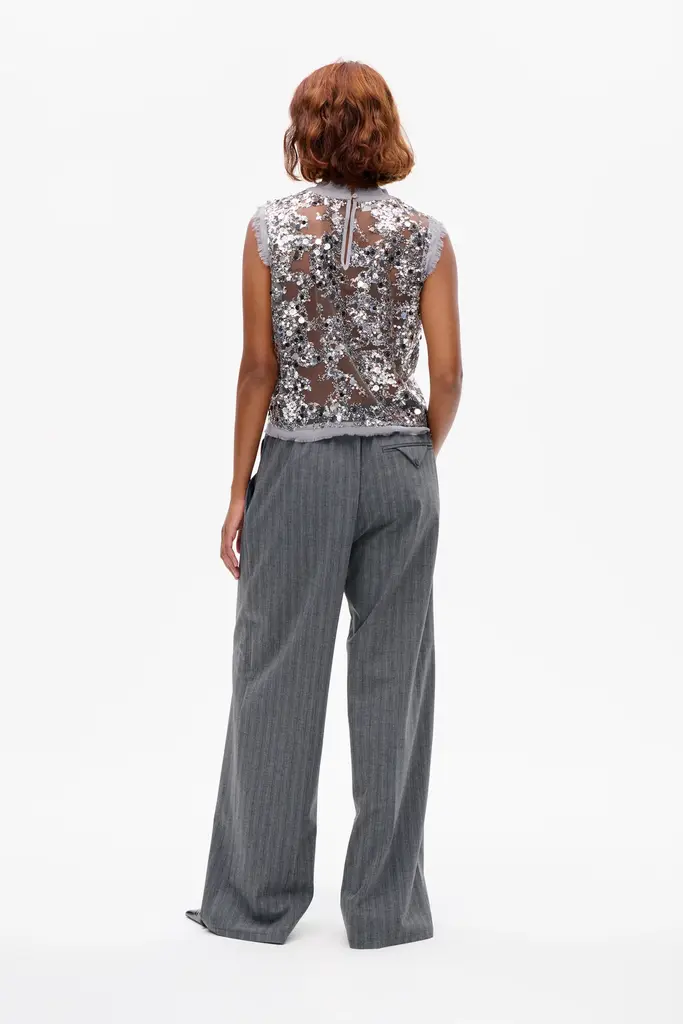 Baum und Pferdgarten Manira Top - Grey Sequins
