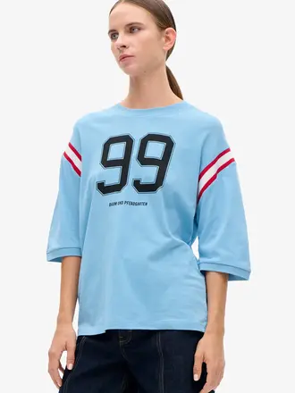 Baum und Pferdgarten July T-shirt - Dusk Blue