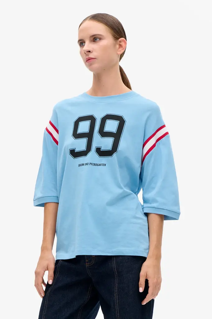 Baum und Pferdgarten July T-shirt - Dusk Blue