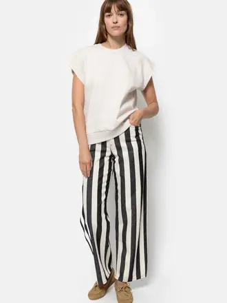 Âme Antwerp Mimi Pants - White/Blue