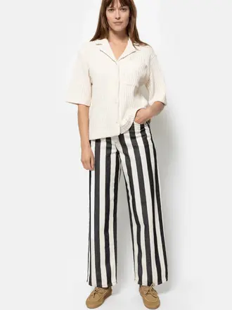 Âme Antwerp Nolly Jacquard Shirt - Ecru