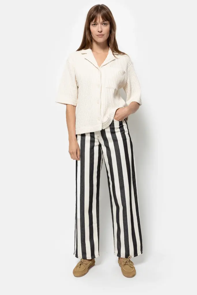 Âme Antwerp Nolly Jacquard Shirt - Ecru