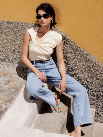 Âme Antwerp Nurcia T-shirt - Light Yellow