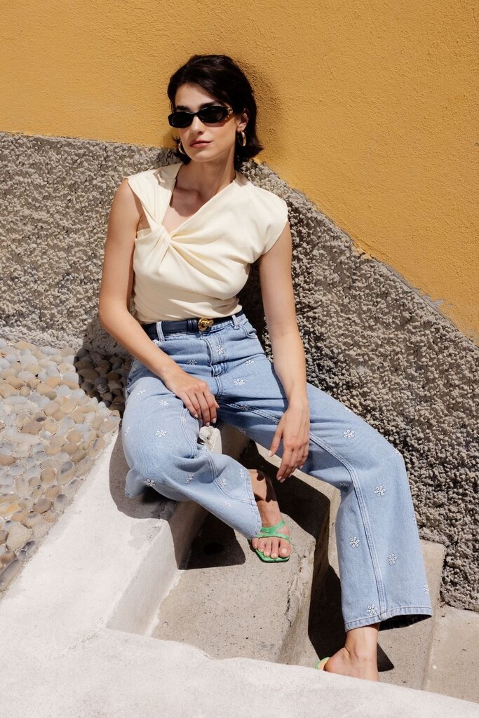 Âme Antwerp Nurcia T-shirt - Light Yellow