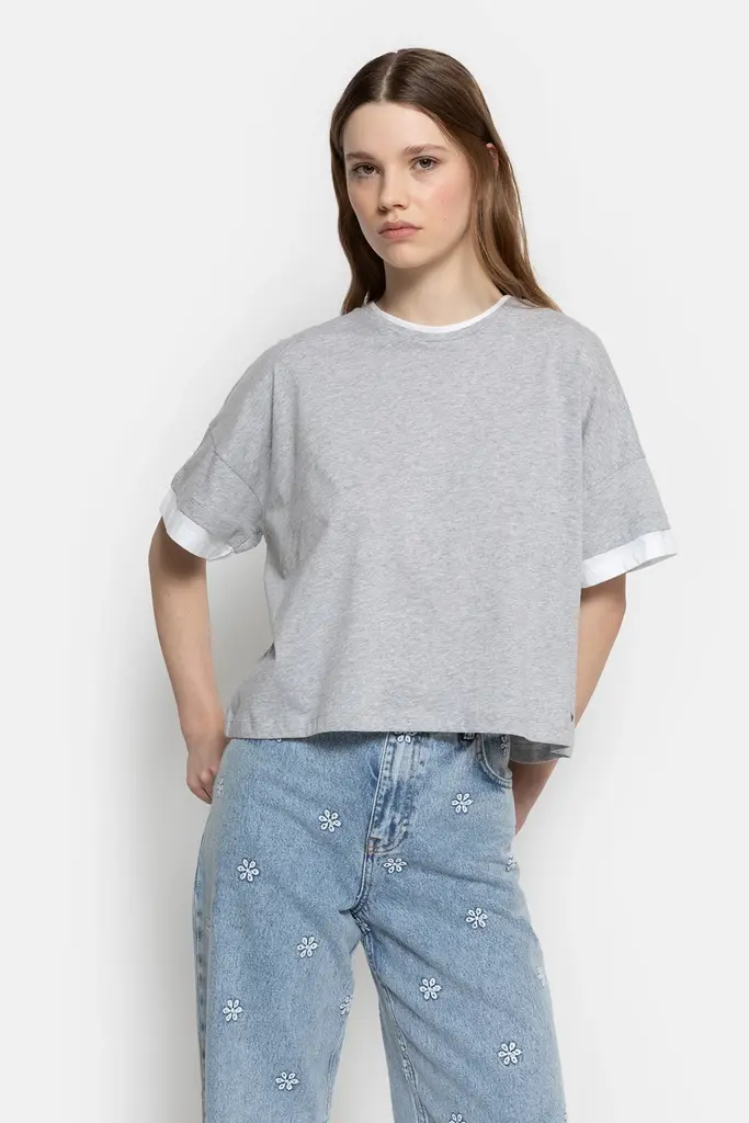 Âme Antwerp Nouveau T-shirt - Marled Grey