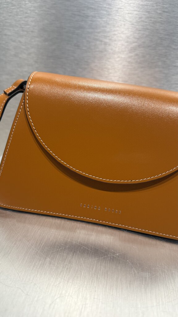 Zarina Rouge Mara Handbag - Peanut Butter Patent