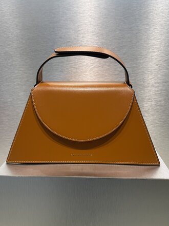 Zarina Rouge Helena Handbag - Peanut Butter Patent