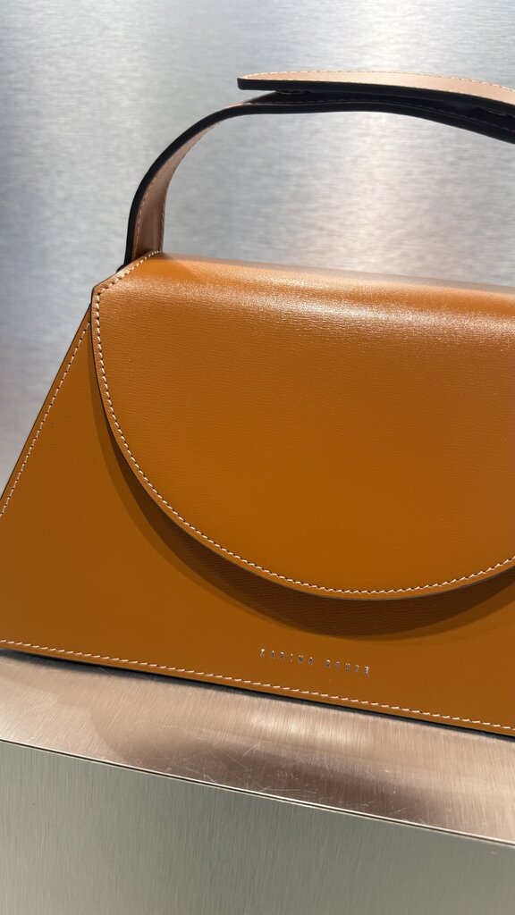 Zarina Rouge Helena Handbag - Peanut Butter Patent