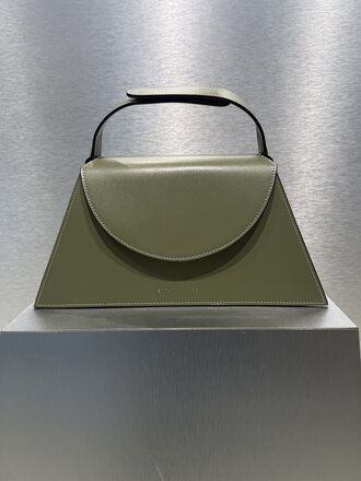 Zarina Rouge Helena Handbag - Kiwi Patent