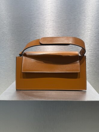 Zarina Rouge Leo Handbag - Peanut Butter Patent