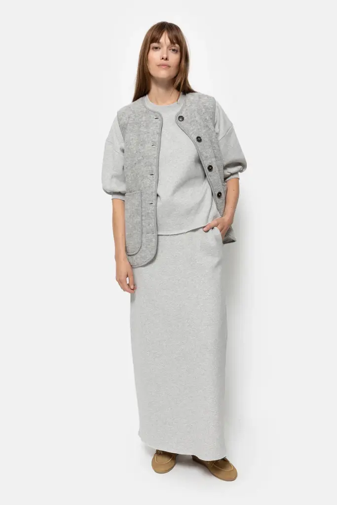 Âme Antwerp Kravitz Skirt - Marled Grey