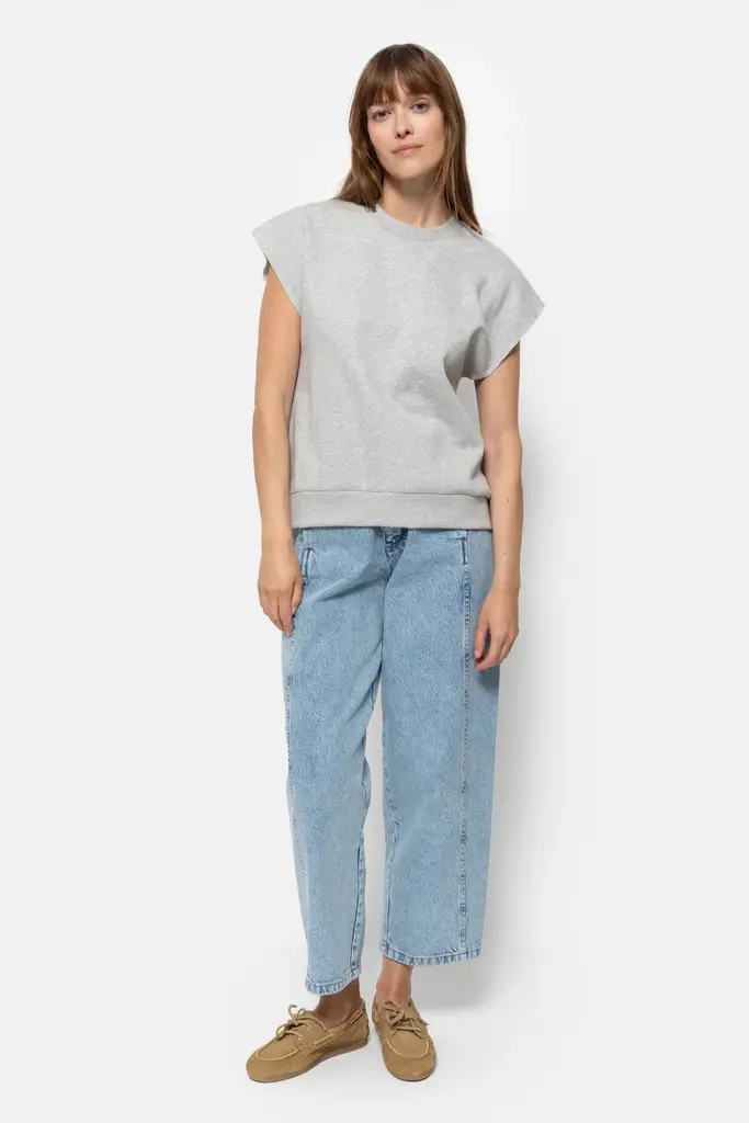 Âme Antwerp Neon Sweater - Marled Grey