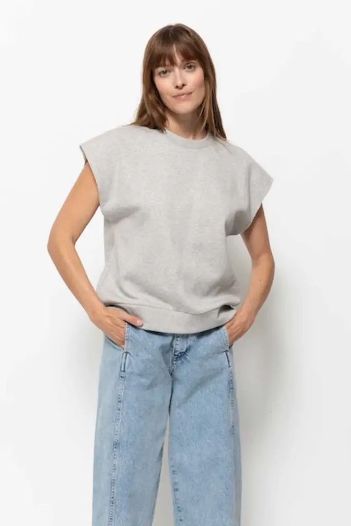 Âme Antwerp Neon Sweater - Marled Grey