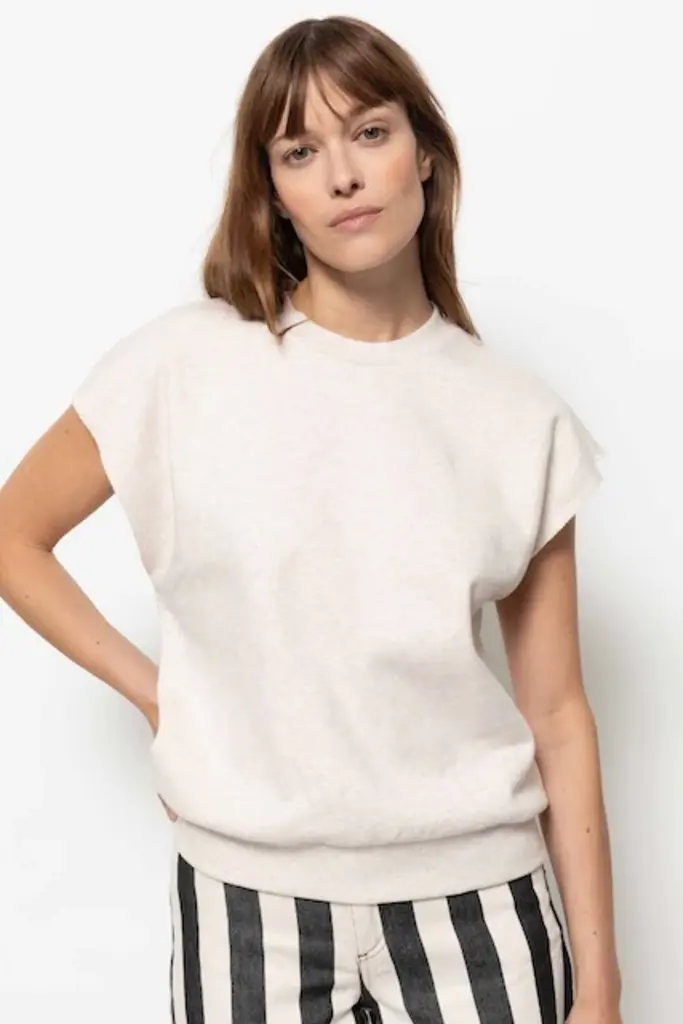 Âme Antwerp Neon Sweater - Marled Ivory