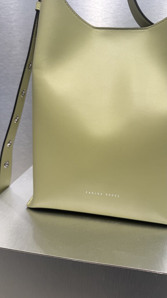 Zarina Rouge Liz Bucket Handbag - Pistachio