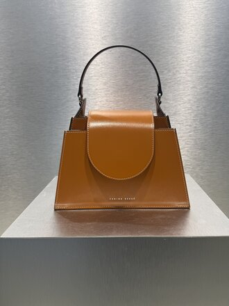 Zarina Rouge Anna Handbag - Peanut Butter Patent