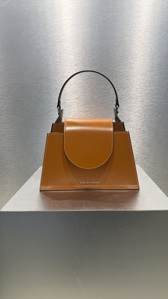 Zarina Rouge Anna Handbag - Peanut Butter Patent