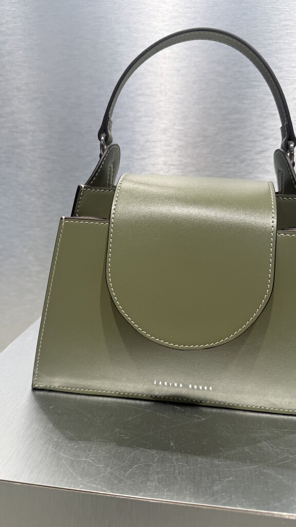 Zarina Rouge Anna Handbag - Kiwi Patent