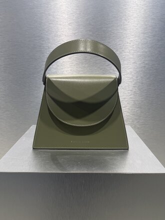 Zarina Rouge Suri Handbag - Kiwi Patent