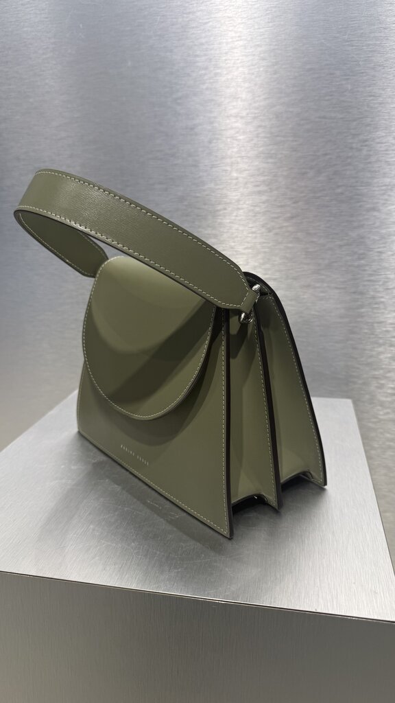 Zarina Rouge Suri Handbag - Kiwi Patent