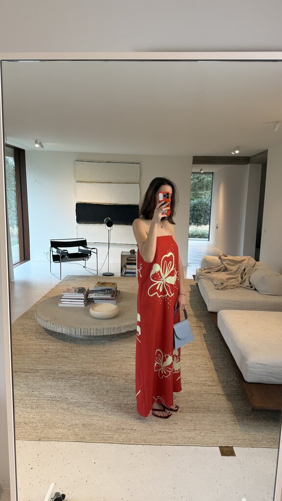 AVDW Flora Travel Dress Bustier - Red