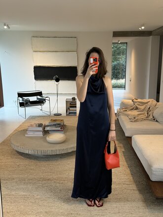 Rae LIz Dress - Navy