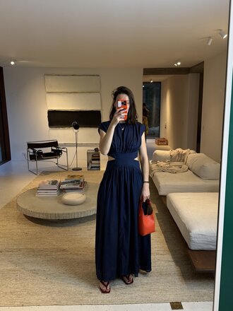 Rae Aimee Dress - Indigo