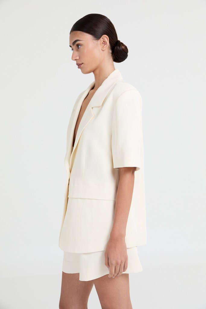 Liv The Label Sienna Blazer - Buttercream