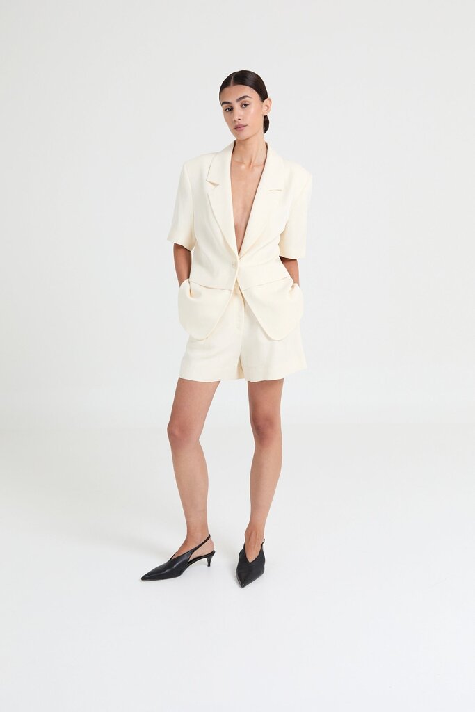 Liv The Label Sienna Blazer - Buttercream