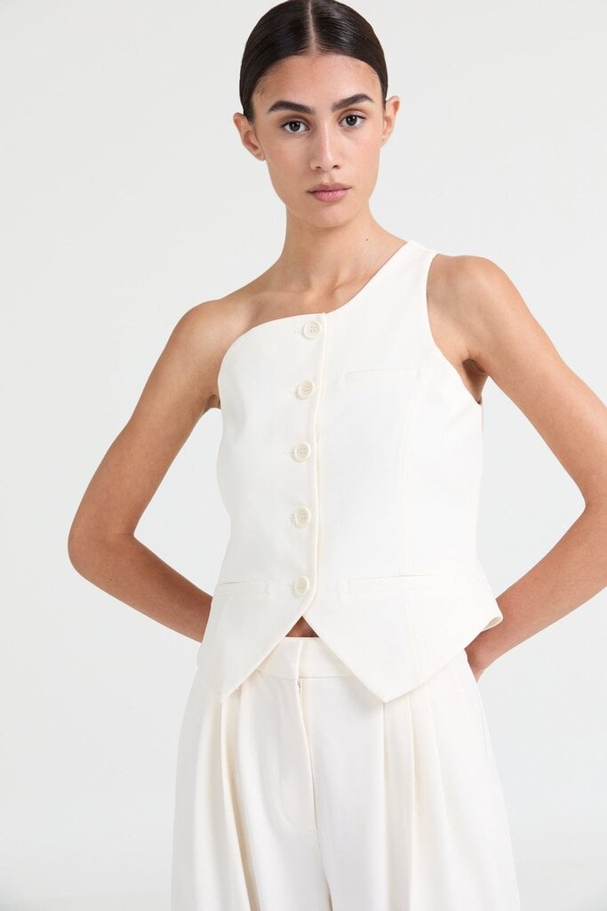 Liv The Label Lucca Waistcoat - Buttercream