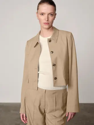 Birgitte Herskind Baron Fittet Jacket - Sand