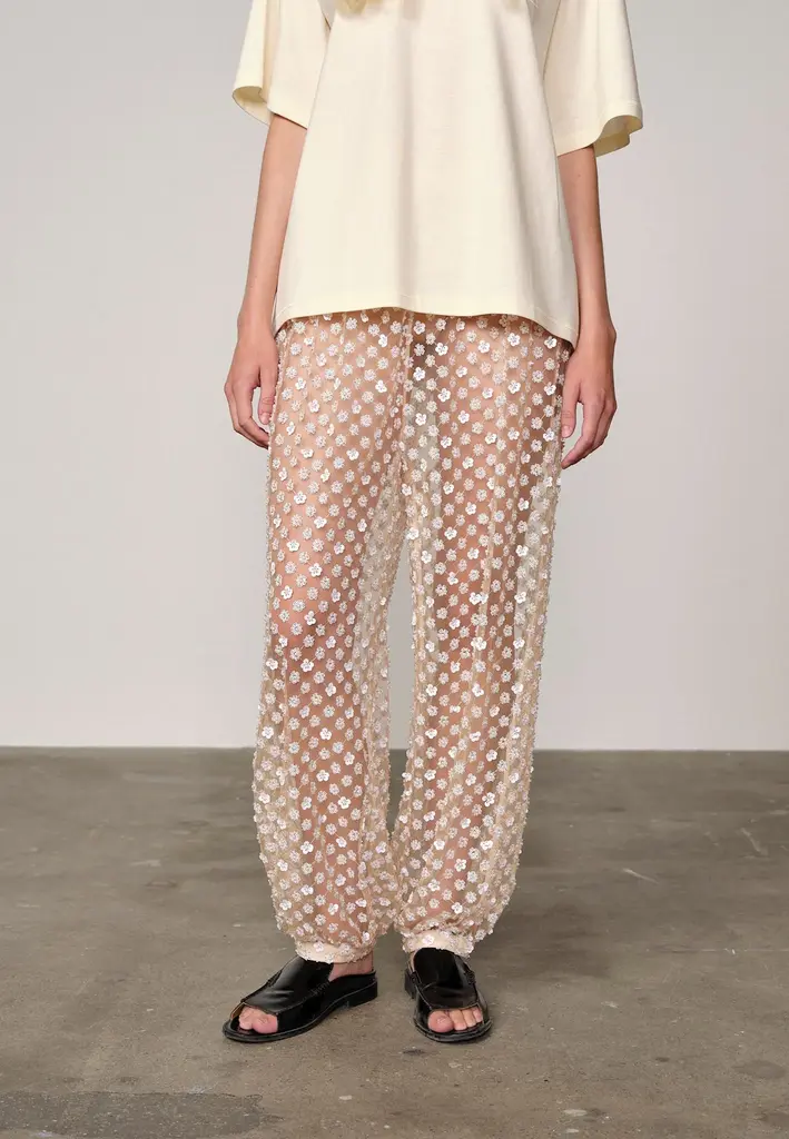 Birgitte Herskind Nya Pants - Creme Sequins