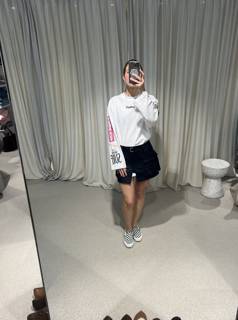 Rae Elly Mini Skirt - Indigo