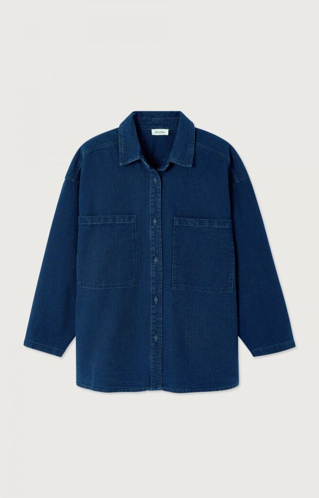 American Vintage Comow Shirt - Bleu Brut