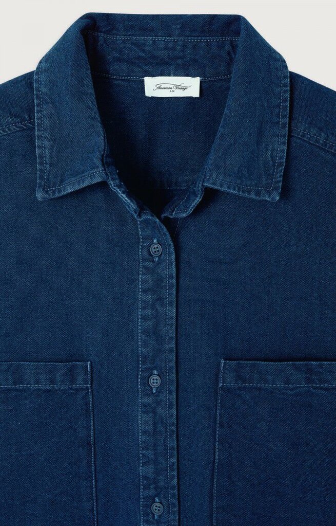 American Vintage Comow Shirt - Bleu Brut