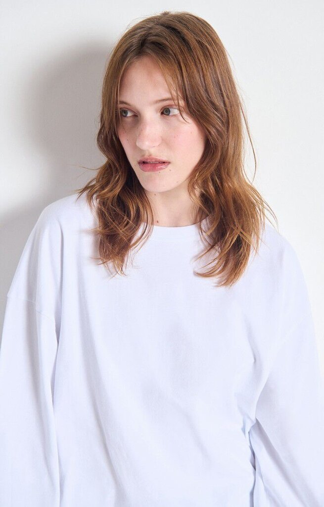 American Vintage Fizvalley Longsleeve - Blanc