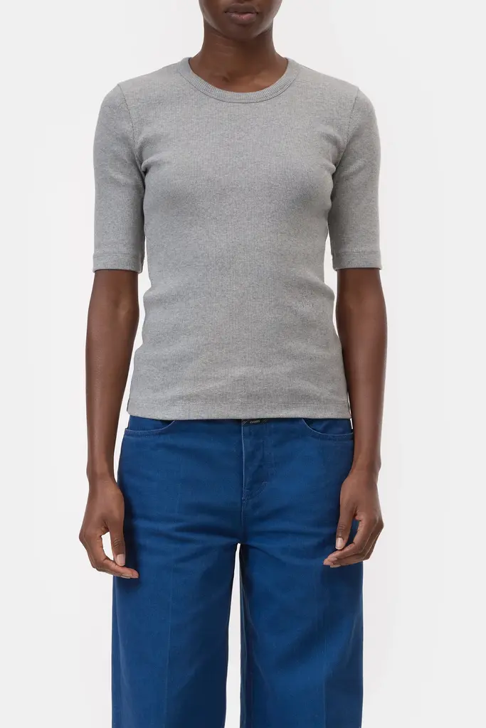 Closed Crewneck Shortsleeve - Grey