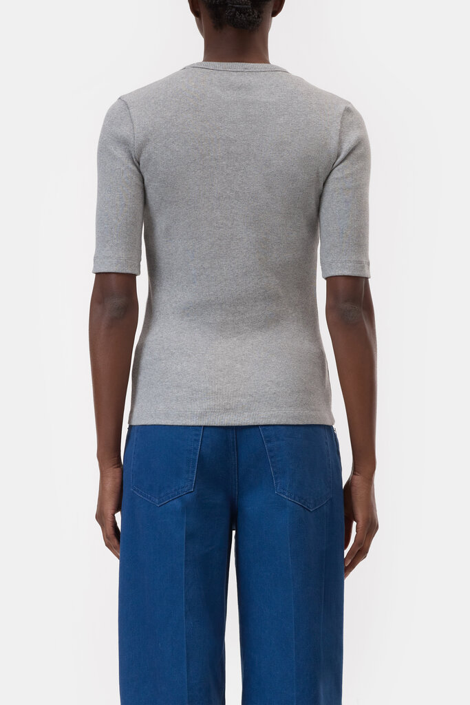 Closed Crewneck Shortsleeve - Grey