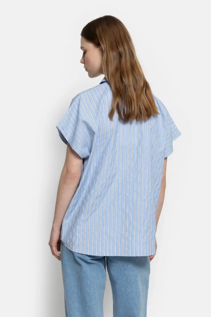 Âme Antwerp Narcissist Shirt - White/Blue